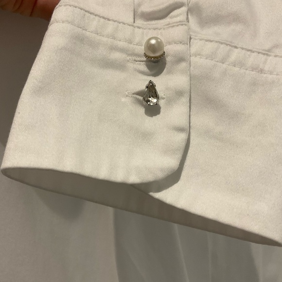 White Cotton Blouse Max Volmary - Picture 8 of 8